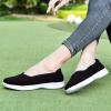 imagekonhill Womens Slip on Loafers  Comfy Walking Tennis LowTop Ballet Flat Nurse Shoes Casual Sneakers 85 US Black40