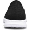 imagekonhill Womens Slip on Loafers  Comfy Walking Tennis LowTop Ballet Flat Nurse Shoes Casual Sneakers 85 US Black40