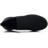 image:imagekonhill Mens Slip On Walking Shoes Lightweight Breathable Knit Tennis Sneakers Comfortable Casual Athletic Work Shoes for Gym TravelAAll Black