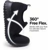 image:imagekonhill Mens Slip On Walking Shoes Lightweight Breathable Knit Tennis Sneakers Comfortable Casual Athletic Work Shoes for Gym TravelAAll Black