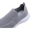 image:imagekonhill Mens Slip On Walking Shoes Lightweight Breathable Knit Tennis Sneakers Comfortable Casual Athletic Work Shoes for Gym TravelALight Grey