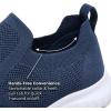 image:imagekonhill Mens Slip On Walking Shoes Lightweight Breathable Knit Tennis Sneakers Comfortable Casual Athletic Work Shoes for Gym TravelANavy