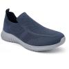 image:imagekonhill Mens Slip On Walking Shoes Lightweight Breathable Knit Tennis Sneakers Comfortable Casual Athletic Work Shoes for Gym TravelANavyGrey
