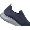 image:imagekonhill Mens Slip On Walking Shoes Lightweight Breathable Knit Tennis Sneakers Comfortable Casual Athletic Work Shoes for Gym TravelANavyGrey