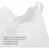 image:imagekonhill Mens Slip On Walking Shoes Lightweight Breathable Knit Tennis Sneakers Comfortable Casual Athletic Work Shoes for Gym TravelAll White