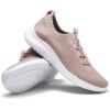 image:imagekonhill Womens Slip On Walking Tennis Shoes  Comfortable Mesh Casual Work Memory Foam Sneakers for Standing All Day2122 Apricot