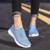 image:imagekonhill Womens Slip On Walking Tennis Shoes  Comfortable Mesh Casual Work Memory Foam Sneakers for Standing All Day2122 Aqua