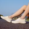 image:imagekonhill Womens Slip On Walking Tennis Shoes  Comfortable Mesh Casual Work Memory Foam Sneakers for Standing All Day2122 Beige