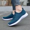 image:imagekonhill Womens Slip On Walking Tennis Shoes  Comfortable Mesh Casual Work Memory Foam Sneakers for Standing All Day2122 Blue