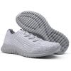 image:imagekonhill Womens Slip On Walking Tennis Shoes  Comfortable Mesh Casual Work Memory Foam Sneakers for Standing All Day2122 Light GreyGrey