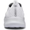 image:imagekonhill Womens Slip On Walking Tennis Shoes  Comfortable Mesh Casual Work Memory Foam Sneakers for Standing All DayBWhite