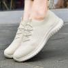 image:imagekonhill Womens Slip on Walking Tennis Shoes  Comfortable Lightweight Breathable Casual Work Travel Sneakers for Standing All Day2122 Beige