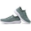 image:imagekonhill Womens Slip on Walking Tennis Shoes  Comfortable Lightweight Breathable Casual Work Travel Sneakers for Standing All Day2122 Dark Green