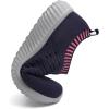 image:imagekonhill Womens Walking Shoes Slip On Sneakers Breathable Mesh Lightweight Casual Footwear for Daily Commute6701 Navy Grey