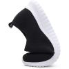 image:imagekonhill Mens Athletic Walking Shoes Breathable Knit Slip On Sneakers Comfortable Casual Work Tennis Shoes for Walking Working TravelABlack