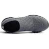 image:imagekonhill Mens Athletic Walking Shoes Breathable Knit Slip On Sneakers Comfortable Casual Work Tennis Shoes for Walking Working TravelADark GreyBlack