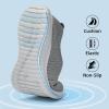 image:imagekonhill Mens Athletic Walking Shoes Breathable Knit Slip On Sneakers Comfortable Casual Work Tennis Shoes for Walking Working TravelADark GreyGrey