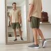 image:imagekonhill Mens Athletic Walking Shoes Breathable Knit Slip On Sneakers Comfortable Casual Work Tennis Shoes for Walking Working TravelADark GreyWhite