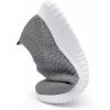image:imagekonhill Mens Athletic Walking Shoes Breathable Knit Slip On Sneakers Comfortable Casual Work Tennis Shoes for Walking Working TravelADark GreyWhite