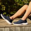 image:imagekonhill Mens Athletic Walking Shoes Breathable Knit Slip On Sneakers Comfortable Casual Work Tennis Shoes for Walking Working TravelANavy