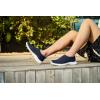 image:imagekonhill Mens Athletic Walking Shoes Breathable Knit Slip On Sneakers Comfortable Casual Work Tennis Shoes for Walking Working TravelCNavy