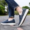 image:imagekonhill Mens Slip On Loafers Sneakers  Casual Knit Walking Shoes for Men Lightweight Breathable Memory Foam Boat Shoes Comfortable SlipOn Driving Loafers for Work Travel Beach22017dNavy