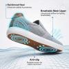 image:imagekonhill Mens Slip On Loafers Sneakers  Casual Knit Walking Shoes for Men Lightweight Breathable Memory Foam Boat Shoes Comfortable SlipOn Driving Loafers for Work Travel BeachALight Grey