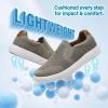 image:imagekonhill Mens Slip On Loafers Sneakers  Casual Knit Walking Shoes for Men Lightweight Breathable Memory Foam Boat Shoes Comfortable SlipOn Driving Loafers for Work Travel BeachAKhaki