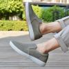 image:imagekonhill Mens Slip On Loafers Sneakers  Casual Knit Walking Shoes for Men Lightweight Breathable Memory Foam Boat Shoes Comfortable SlipOn Driving Loafers for Work Travel BeachDKhaki