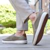 image:imagekonhill Mens Slip On Loafers Sneakers  Casual Knit Walking Shoes for Men Lightweight Breathable Memory Foam Boat Shoes Comfortable SlipOn Driving Loafers for Work Travel BeachAKhaki