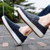 image:imagekonhill Mens Slip On Loafers Sneakers  Casual Knit Walking Shoes for Men Lightweight Breathable Memory Foam Boat Shoes Comfortable SlipOn Driving Loafers for Work Travel Beach22017dNavy