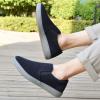 image:imagekonhill Mens Slip On Loafers Sneakers  Casual Knit Walking Shoes for Men Lightweight Breathable Memory Foam Boat Shoes Comfortable SlipOn Driving Loafers for Work Travel BeachBNavy