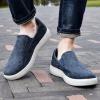 image:imagekonhill Mens Slip On Loafers Sneakers  Casual Knit Walking Shoes for Men Lightweight Breathable Memory Foam Boat Shoes Comfortable SlipOn Driving Loafers for Work Travel Beach22017dNavy