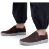 image:imagekonhill Mens Slip On Loafers Sneakers  Casual Knit Walking Shoes for Men Lightweight Breathable Memory Foam Boat Shoes Comfortable SlipOn Driving Loafers for Work Travel BeachABrown