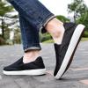 image:imagekonhill Mens Slip On Loafers Sneakers  Casual Knit Walking Shoes for Men Lightweight Breathable Memory Foam Boat Shoes Comfortable SlipOn Driving Loafers for Work Travel Beach22017dBlack