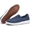 image:imagekonhill Mens Slip On Loafers Sneakers  Casual Knit Walking Shoes for Men Lightweight Breathable Memory Foam Boat Shoes Comfortable SlipOn Driving Loafers for Work Travel Beach22017dNavy