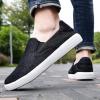 image:imagekonhill Mens Slip On Loafers Sneakers  Casual Knit Walking Shoes for Men Lightweight Breathable Memory Foam Boat Shoes Comfortable SlipOn Driving Loafers for Work Travel Beach22017dBlack