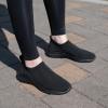 image:imagekonhill Womens Slip On Sneakers Lightweight Walking Shoes Breathable Work Shoes for Nursing amp Standing All Day0627 All Black