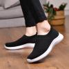 image:imagekonhill Womens Slip On Sneakers Lightweight Walking Shoes Breathable Work Shoes for Nursing amp Standing All Day2034 Black