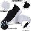 image:imagekonhill Womens Slip On Sneakers Lightweight Walking Shoes Breathable Work Shoes for Nursing amp Standing All Day2034 Black