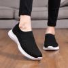 image:imagekonhill Womens Slip On Sneakers Lightweight Walking Shoes Breathable Work Shoes for Nursing amp Standing All Day2034 Black