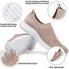 image:imagekonhill Womens Slip On Sneakers Lightweight Walking Shoes Breathable Work Shoes for Nursing amp Standing All Day2133 Apricot