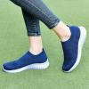 image:imagekonhill Womens Slip On Sneakers Lightweight Walking Shoes Breathable Work Shoes for Nursing amp Standing All Day2133 Blue