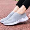 image:imagekonhill Womens Slip On Sneakers Lightweight Walking Shoes Breathable Work Shoes for Nursing amp Standing All Day2133 Lgray