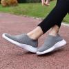 image:imagekonhill Womens Slip On Sneakers Lightweight Walking Shoes Breathable Work Shoes for Nursing amp Standing All Day8636 Dark Grey