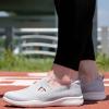 image:imagekonhill Womens Slip On Walking Shoes Breathable Knit Loafers for Women Lightweight Casual Comfort Flats for Work Travel and Everyday WearLight Gray
