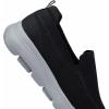 image:imagekonhill Mens Slip On Walking Shoes Breathable Knit Casual Sneakers Comfortable Laceless Mesh Loafers with Flexible Cushioning SoleABlackGrey