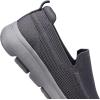 image:imagekonhill Mens Slip On Walking Shoes Breathable Knit Casual Sneakers Comfortable Laceless Mesh Loafers with Flexible Cushioning SoleADark GreyGrey