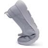 image:imagekonhill Mens Slip On Walking Shoes Breathable Knit Casual Sneakers Comfortable Laceless Mesh Loafers with Flexible Cushioning SoleALight Grey