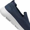 image:imagekonhill Mens Slip On Walking Shoes Breathable Knit Casual Sneakers Comfortable Laceless Mesh Loafers with Flexible Cushioning SoleANavy